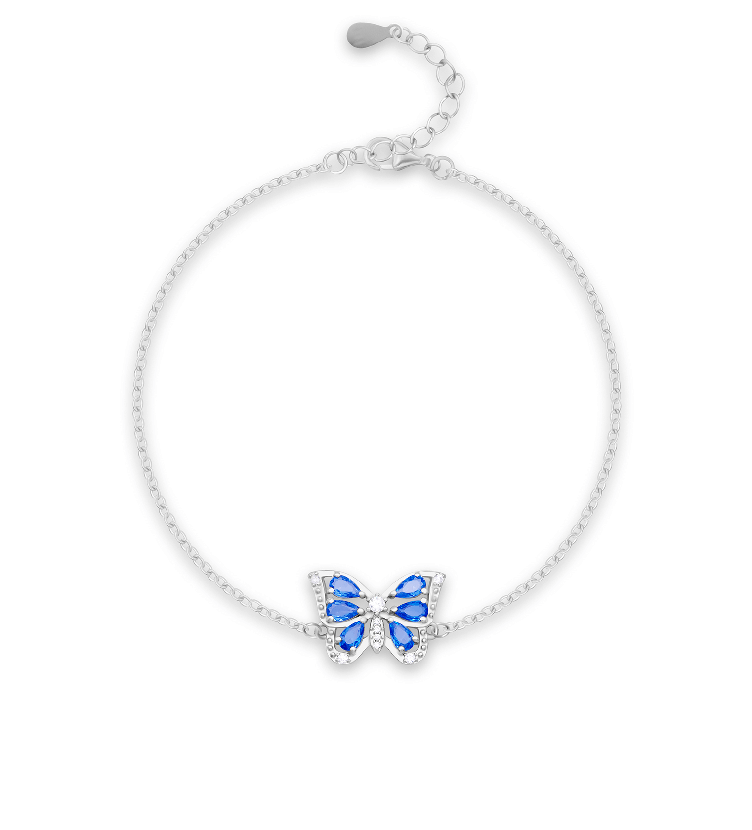 Royal Blue Butterfly Bracelet