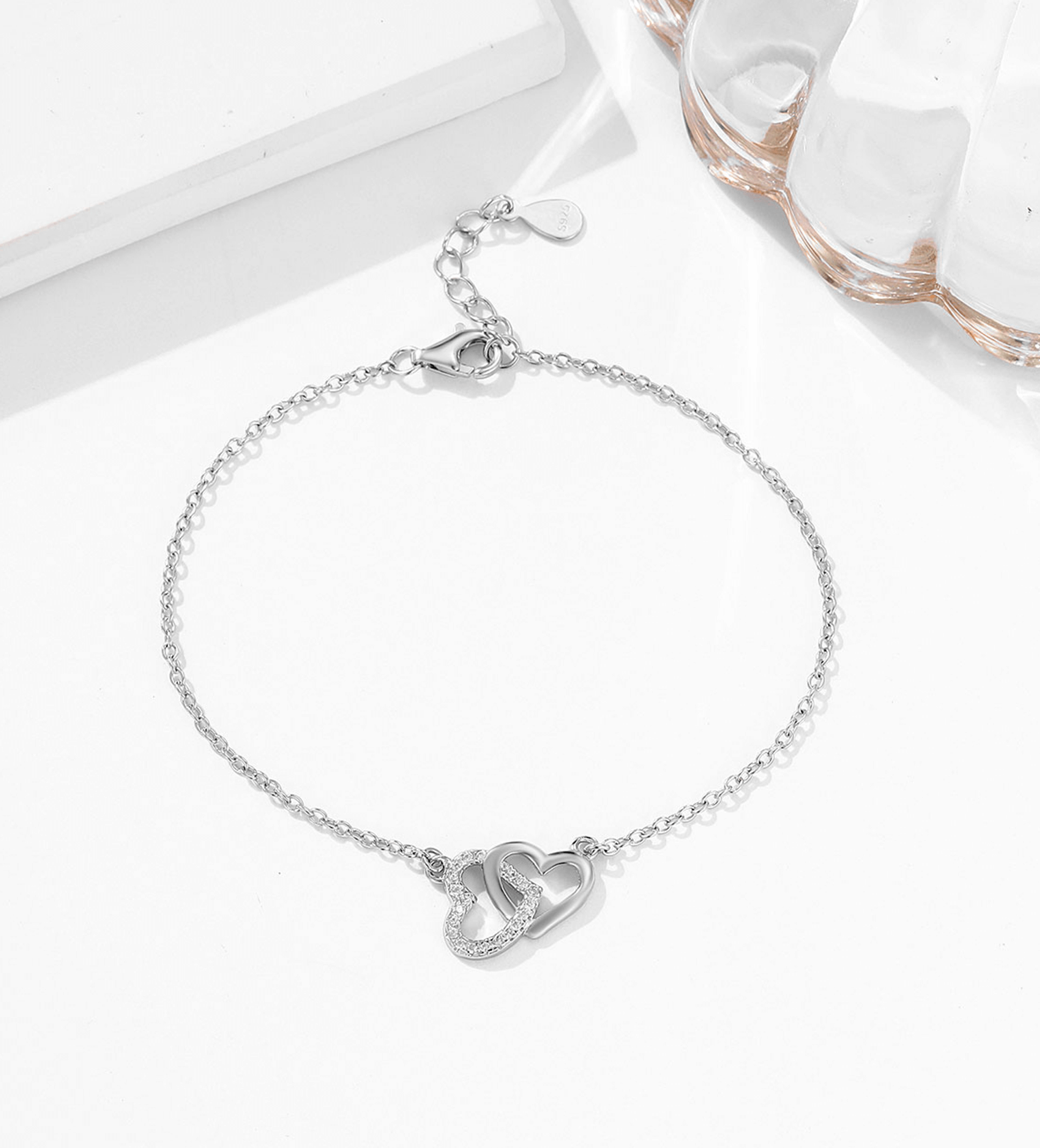 Linked Hearts Bracelet