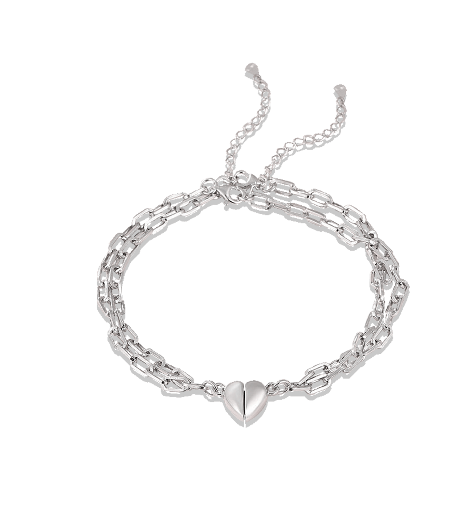Silver Heart Bracelet