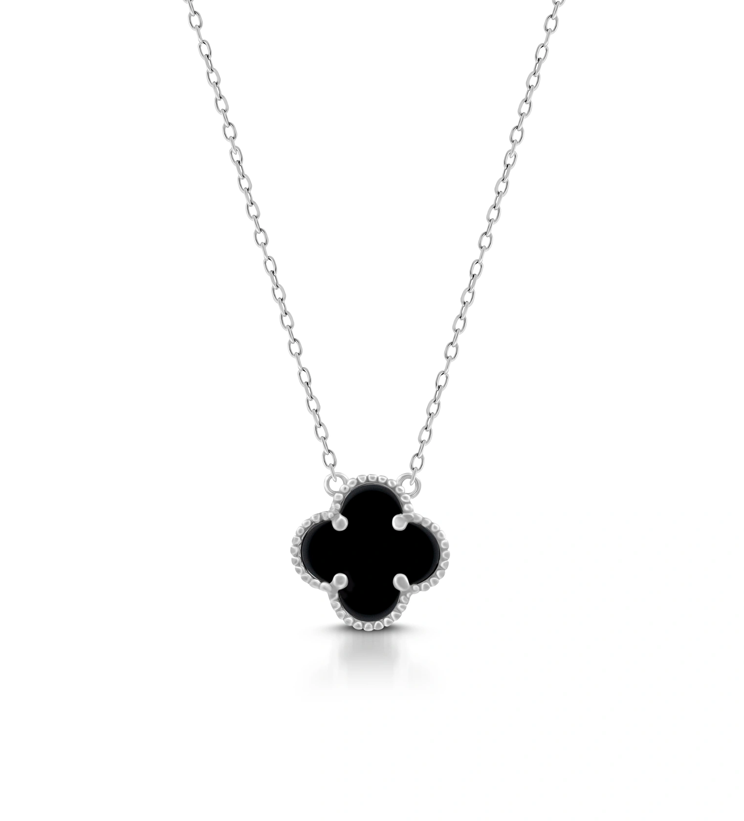 Onyx Clover Elegance Chain