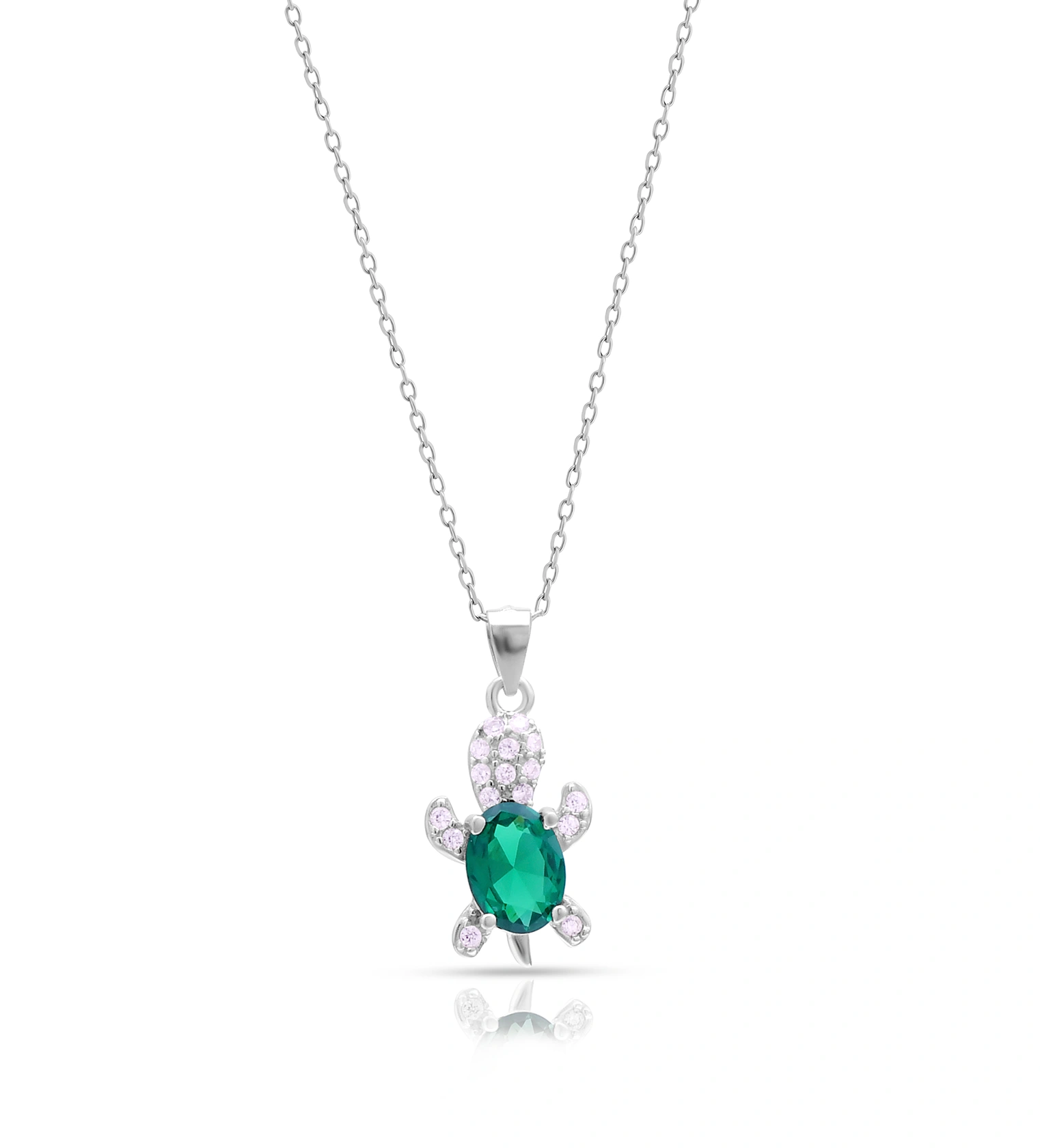 Emerald Turtle Grace Chain