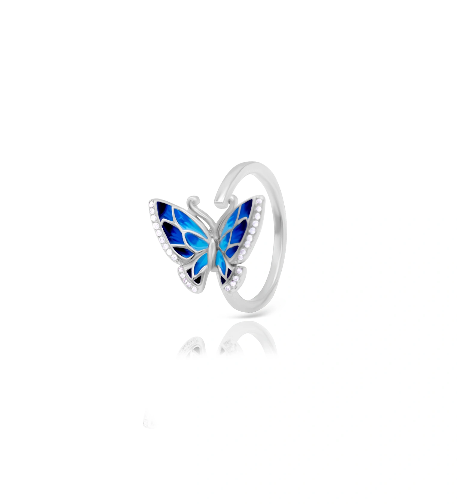 Blue Monarch Grace Ring