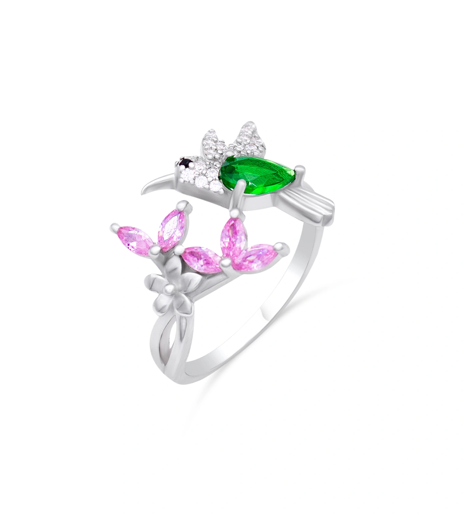 Emerald Finch Ring